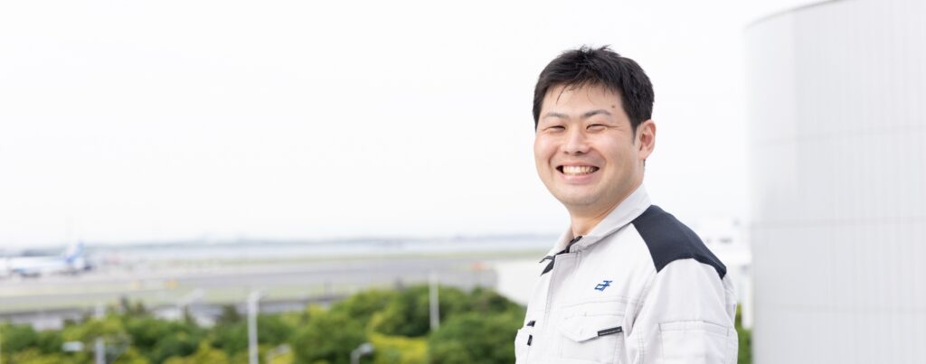 給排水からポンプ、電気まで。 いろいろな仕事に挑戦できる。
