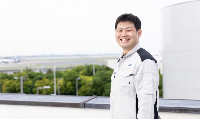 給排水からポンプ、電気まで。 いろいろな仕事に挑戦できる。